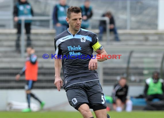 2. Bundesliga SV Sandhausen - TSV 1860 München Hardtwaldstadion Sandhausen 01.03.2014 (© Kraichgausport / Loerz)